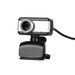Branchez et jouez USB Webcam Webcam flexible rotative pour Windows 7/8/10/11, USB 2.0