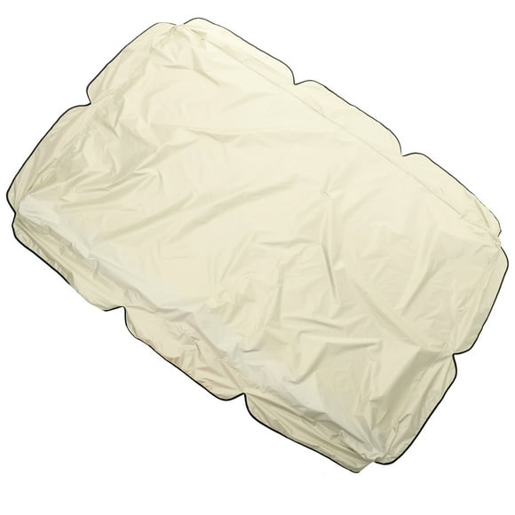 Housse de Balançoire en Taffetas de Polyester Imperméable avec Bande Élastique pour Balançoire de Jardin et Usage Domestique 195x125 cm Beige