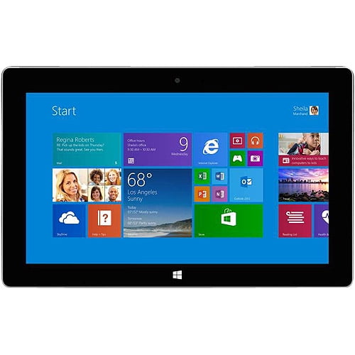 Refurbished Microsoft Surface 2 P4w With 64gb Memory And Windows Rt 8 1 Walmart Com Walmart Com