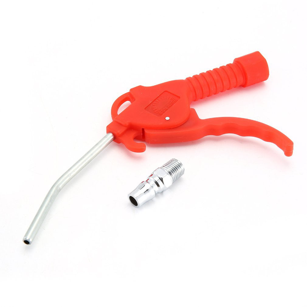 Details about   Air Blow Gun with 4-Inch Long Angled Nozzle and 1/4-Inch Removable Rubber Tip 