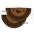 thumbnail image 5 of VHC Brands-1PK Kettle Grove Jute Braided Rug Half Circle 16.5\"x33\" with Rug Pad VHC Brands, 5 of 11