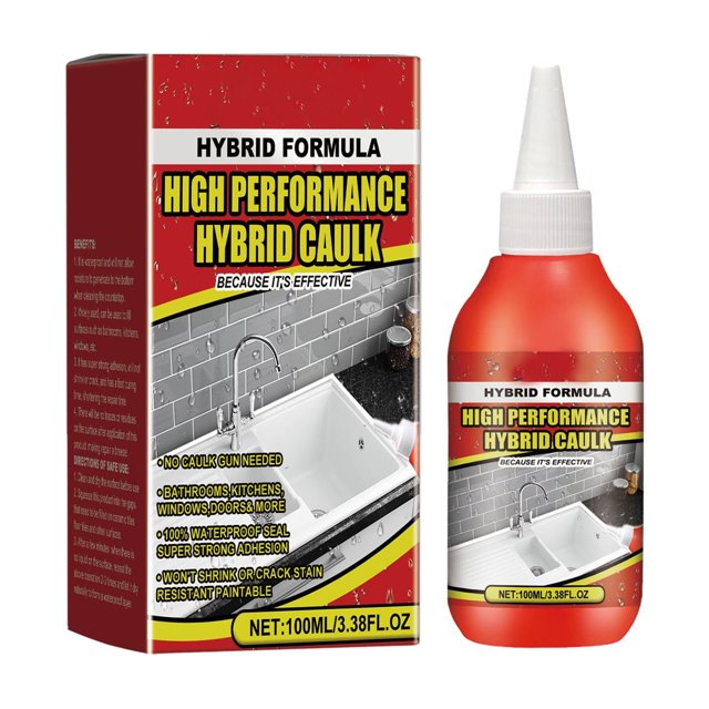 Precio reducido por tiempo limitado!Pegamento de relleno impermeable, pegamento de relleno flexible impermeable y sellador de polímero híbrido a prueba de viento 100ML