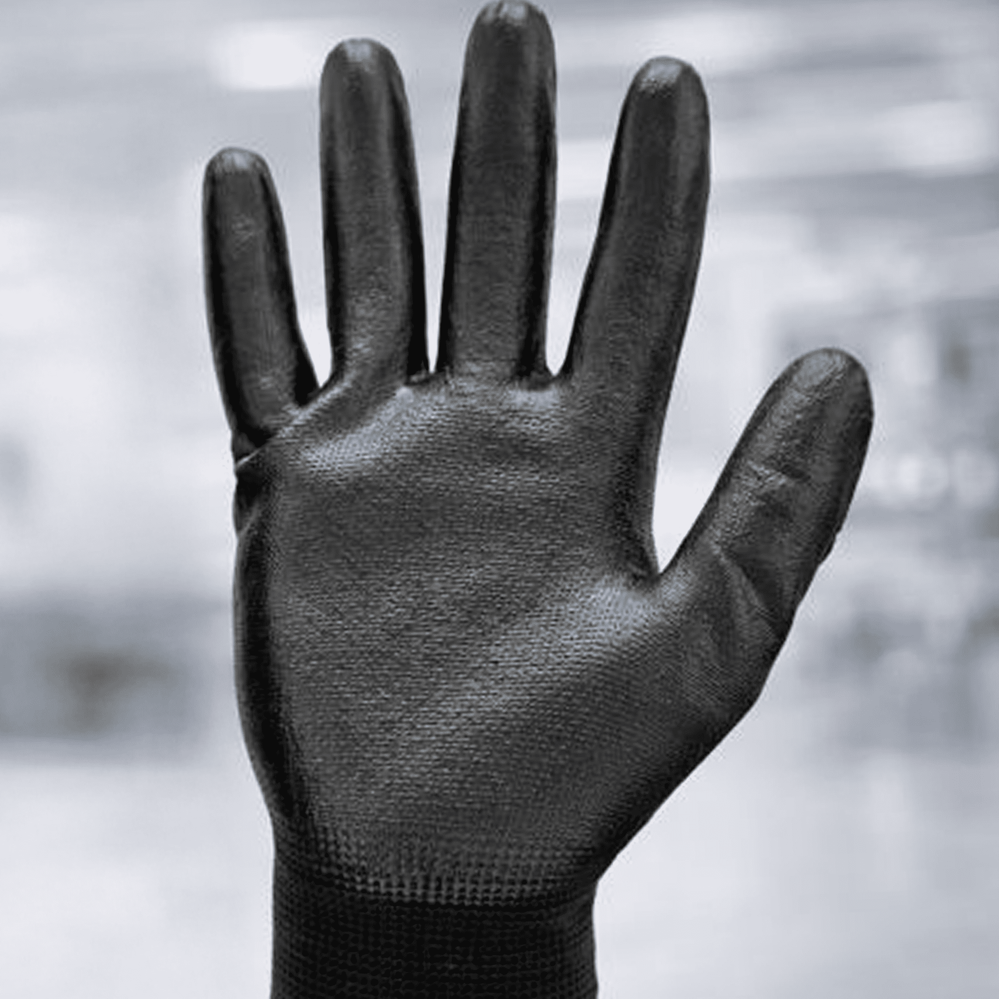 Jorestech PU Coated Work Gloves with Lightweight Polyester Liner, EN 388 3121X, 12-Pair Pack