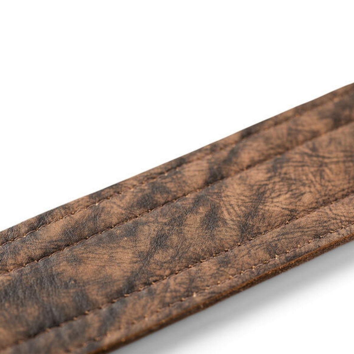 Taylor 2.5" Element Distressed Leather Guitar Strap - Dark Brown