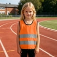 thumbnail image 5 of Trikvn Kids Reflective Safety Vest High Visibility Breathable Mesh Lightweight Waistcoat with Hook and Loop Closure for Cycling Walking Running Outdoor Crossing Guard, 5 of 9