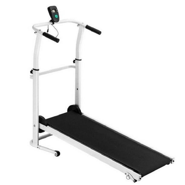 Folding Manual Treadmill Working Machine Cardio Fitness Exercise