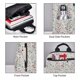 thumbnail image 3 of Balery Fairy Floral Mochila ligera para hombre y mujer: duradera e impermeable, ideal para la escuela, el trabajo, viajes y uso diario., 3 of 7