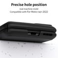 thumbnail image 6 of K-Lion for Motorola Razr 2022 Hinge Case, Shockproof Case with Folding Pen Holder Anti-Fall Cover for Motorola Moto Razr 2022 5G 6.7", Black, 6 of 9