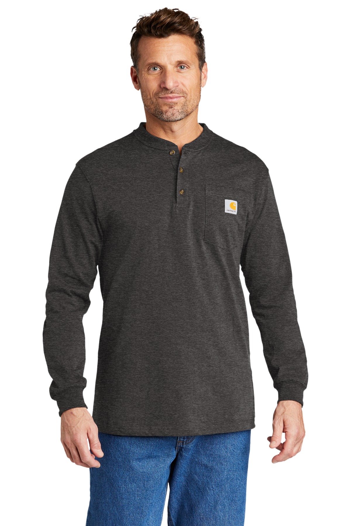 Carhartt Men's Long Sleeve Henley T 