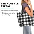 thumbnail image 2 of Easygdp Anchor Black Tartan Plaid Bolsas Tote para Mujer, Bolsos de Hombro para Viaje, Bolsos de Mano de Gran Capacidad para Compras y Trabajo, 2 of 8
