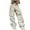 Beige, variant on Bigersell Women Classic Bootcut Pants Full Length Women's Retro Street Loose Wide Leg Overalls Women Button High Waist Casual Sports Pants Winter Leggings Ladies Dressy