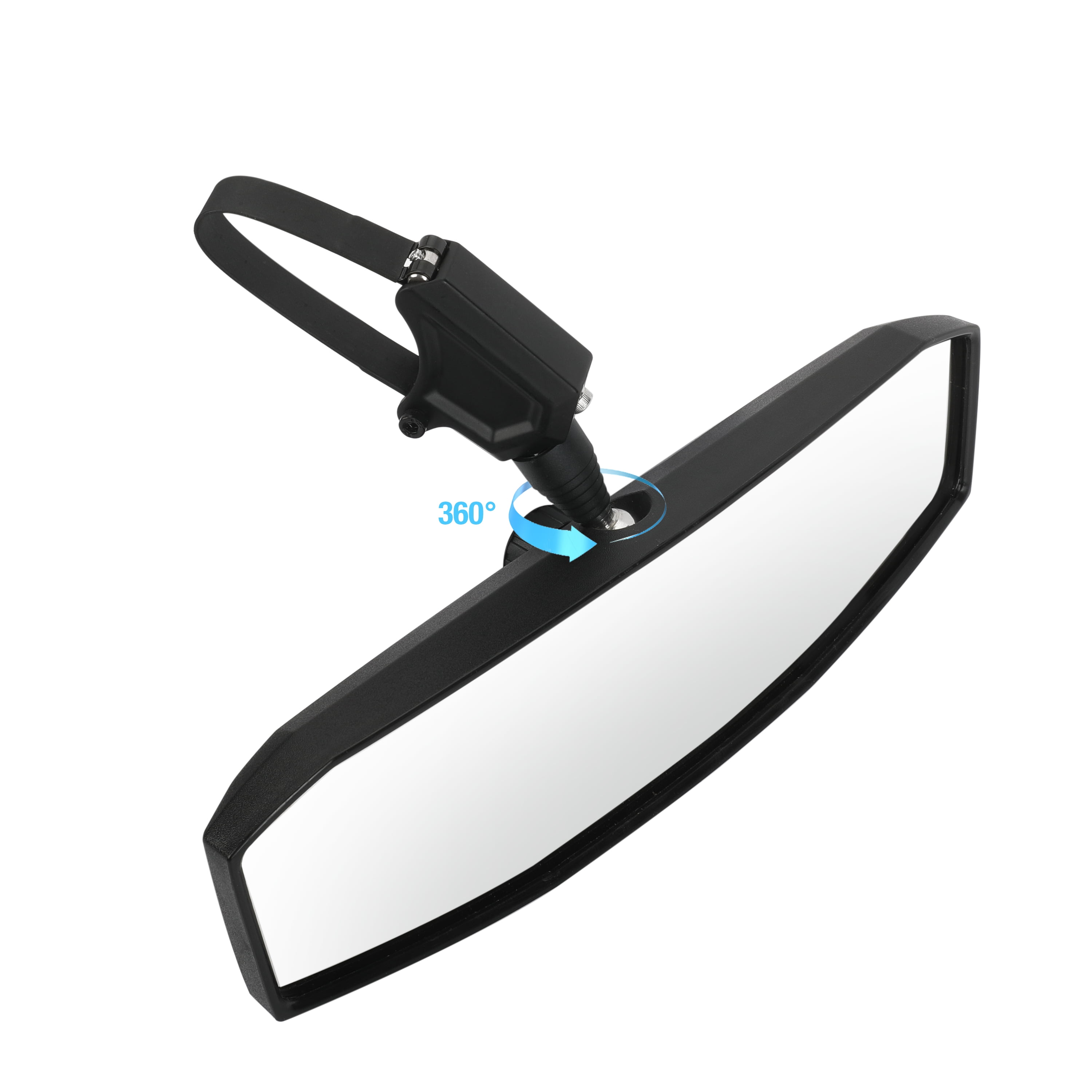 Auto Drive UTV Off-Road Rear View Mirror, Black, Utility Task Vehicle