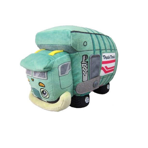 Camión de basura MerryMakers de peluche de 11 cm para niños de 1 a 5 años