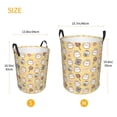 thumbnail image 5 of Balery Rabbit And Candy Round Laundry Basket with Handles Waterproof Freestanding Laundry Hamper for Clothes Toys in the Dorm and Family-, 5 of 8