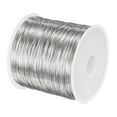 thumbnail image 1 of Uxcell Alambre de Joyería de 0.4 mm, Alambre de Manualidades de 26 Gauge 328FT, Alambre de Cobre para Hacer Joyería, Alambres de Metal Blando [100M, Plata], 1 of 1
