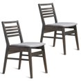 thumbnail image 1 of Patiojoy Set of 2 Dining Side Chairs Wood, PU, Sponge, 1 of 9