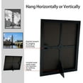 thumbnail image 3 of Front Loading Black Picture Frame 8x10 Set of 5 Wall and Table Mounting, 3 of 4