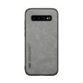 thumbnail image 2 of Allytech Luxury Leather Case for Samsung Galaxy S10+, Ultra Slim Thin Imported Leather Magnetic Shockproof Rugged Case For Samsung Galaxy S10+,Lightgray, 2 of 7
