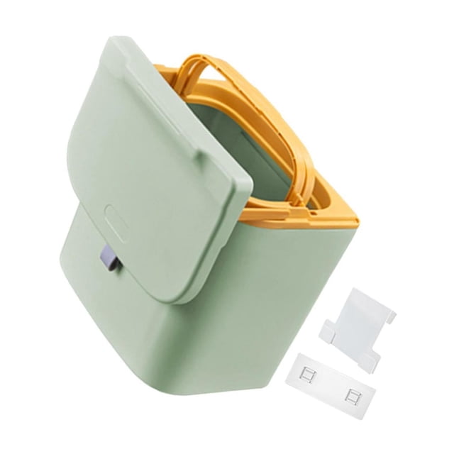 Kitchen Waste Compost Bin with Lid Portable Multifunction for Home Bathroom