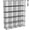 Black-20 Cubes, variant on White 16 Cubes Metal Grid Modular Bookshelf Storage Organizer