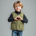 thumbnail image 2 of Baby Toddler Puffer Vest Boy Lightweight Sleeveless Jacket Padded Waistcoat, 2 of 4