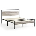 thumbnail image 5 of Rest Haven Ashland Metal and Wood Platform Bed, Queen, Gray Brown, 5 of 10