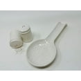 thumbnail image 4 of Drew DeRose Designs  white floral spoon rest and salt/pepper set, 4 of 4