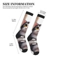 thumbnail image 2 of Compression Socks for Women and Men - Cute Cartoon Kitten Compression Socks Circulation for Workout, 2 of 8