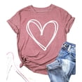 thumbnail image 3 of Valentines Day Shirts for Women Cute Love Heart Shirts Tee Tops Shirt Gift for Her, 3 of 6