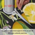 thumbnail image 6 of Coolnut 60" Lemon Outdoor Tablecloth with Umbrella Hole and Zipper, Waterproof Round Tablecloth for Party,Patio,Picnic,Holiday Dinner,Summer, 6 of 7