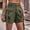Army Green, variant on NTACZA High Waisted Womens Cargo Shorts Outdoors Work Shorts Hiking Athletic Ladies Shorts L