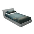 thumbnail image 2 of Ambesonne Fall Fitted Sheet & Pillow Sham Set, Mysterious Park Horror, Twin, Blue Cream, 2 of 2