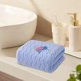 thumbnail image 5 of Summer Savings Clearance! Boovnll Bath Towels, 28x55" Super Soft & Highly Absorbent Solid Color Velvet Towels, Quickly Dry Microfiber for Bathroom, Hotel, Pool, Gym, Spa, Beach, Towels for Bathroom, 5 of 6