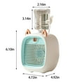 thumbnail image 2 of AZOON Evaporative Air Cooler,Portable Air Conditioner,Cooling Fan for Bedroom,Quiet Personal Box Fans for Home Room Desktop Clearance,Desk Fan with Humidifier, 2 of 8