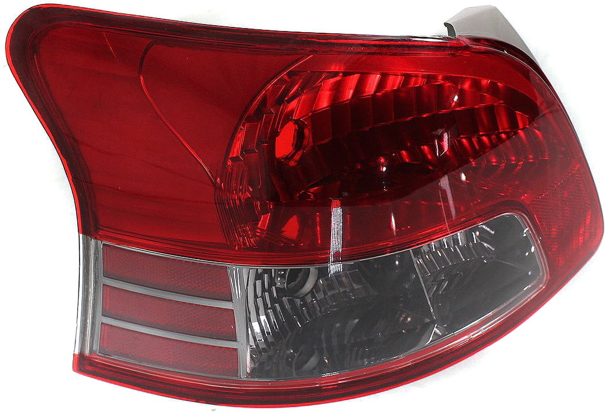 Tail Light Compatible With 2007-2011 Toyota Yaris Left Driver
