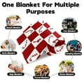 thumbnail image 2 of Candy Cane Christmas Throw Blanket Christmas Blanket Gifts for Teens Women Men Kids Secret Santa Gifts for Women Men White Elephant Gifts for Women Men Useful Stocking Stuffers for Kids Women Men, 2 of 6