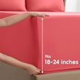 thumbnail image 3 of Nestl Twin Sheets Set, 1800 Series Extra Deep Pocket Twin Sheet Soft Microfiber 4 Piece Twin Bed Sheets, 3 of 9