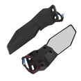 thumbnail image 1 of Aleta de ala giratoria espejos laterales de motocicleta aerodinámicos Estilo fibra de carbono con señal de giro LED ANGGREK Para ZX10R ZX6R ZX636 2019-2022, 1 of 8