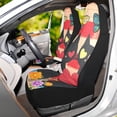 thumbnail image 6 of ALAZA Cat Butterfly on Checkered Car Seat Covers 2 PCs Universal Auto Front Seats Interior Protector, 6 of 7