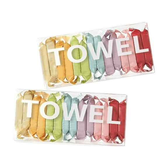 28pcs/2 Box Washcloth Portable Travel Towel Thickened Compressed Face Cleansing Beauty Square Towel