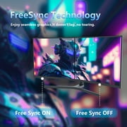 Sealan 34 inch Curved Ultrawide Gaming Monitor 165Hz UWQHD 3440x1440 FreeSync HDMI DisplayPort 1500R PC Screen - Ideal for Gaming