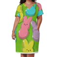 thumbnail image 2 of Vestido largo con bolsillos para mujer traje holgado de cjito Peeps, 2 of 6