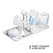 Boon Portable Bottle Brushes, Pump Cleaning & Drying Set