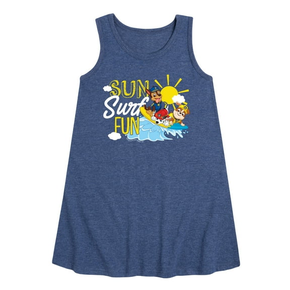 Paw Patrol - Sun Surf Fun - Toddler & Youth Girls A-line Dress