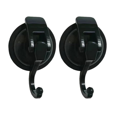 

2Pcs Suction Cup Hooks Reusable Shower Hooks Rustproof No drill Small Durable Wreath Cup Hook Suction Cup Hanger for Bathroom Glass