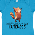 thumbnail image 4 of Inktastic Beware of My Cuteness Cute Red Panda Boys or Girls Baby Bodysuit, 4 of 5