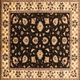 thumbnail image 1 of Ahgly Company Indoor Square Oriental Brown Traditional Area Rugs, 8' Square, 1 of 4