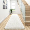 thumbnail image 4 of Alfombra BENRON de 61 x 244 cm, suave y lavable, color blanco crema, 4 of 7