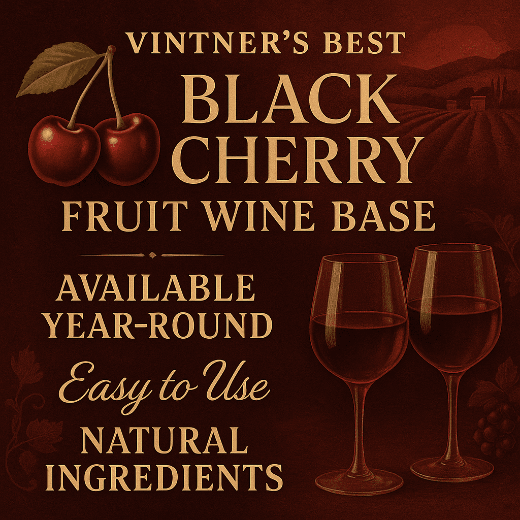 LD Carlson Vintner's Best Black Cherry Fruit Wine Base