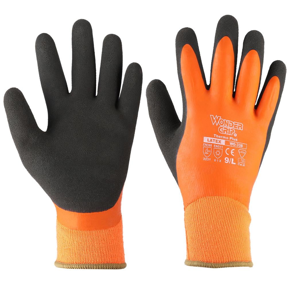 Tebru Safety Coldproof Waterproof Protection Double Layer Latex Gloves